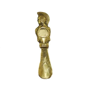پاشنه-کش-برنجی-شاهمرادی-Luxury-Decorative-Brass-Shoe-Horn – Bronze Style Handle-1 (1)