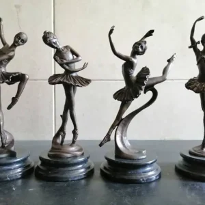 مجسمه رقصنده برنجی برنزی باله رقصنده مدل 3
