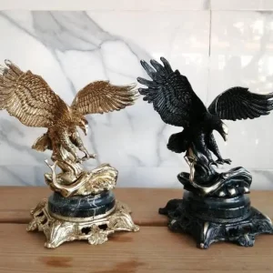 مجسمه عقاب برنجی و برنزی روپایه
