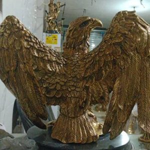 مجسمه برنجی و برنزی قلم کاری شده عقاب