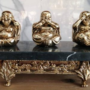 مجسمه بودا نبین نگو نشنو برنجی و برنزی