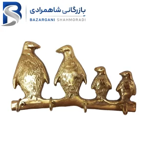 جاکلیدی-برنزی-برنجی-دکور-پرستو